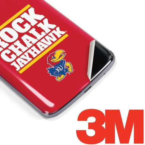University of Kansas Rock Chalk Jayhawk Moto E5 Plus Skin