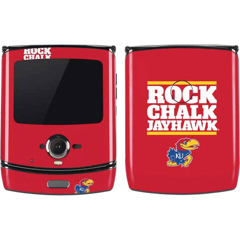University of Kansas Rock Chalk Jayhawk Motorola RAZR Skin
