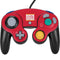 University of Kansas Rock Chalk Jayhawk Nintendo GameCube Controller Skin