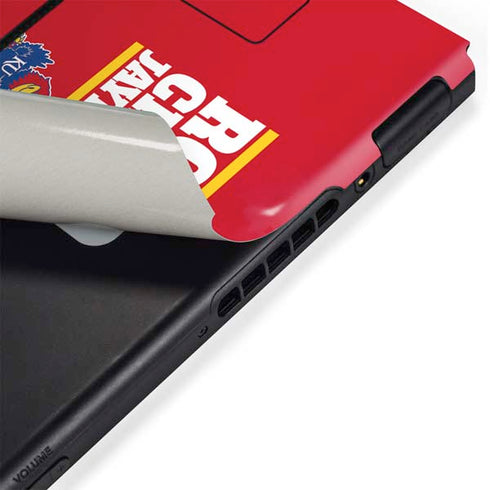 University of Kansas Rock Chalk Jayhawk Nintendo Switch Bundle Skin