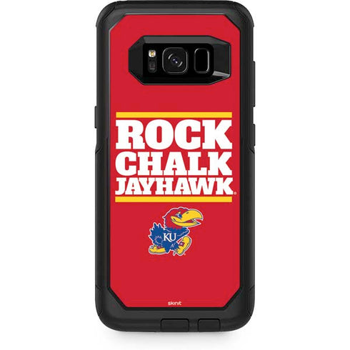 University of Kansas Rock Chalk Jayhawk Otterbox Commuter Galaxy Skin
