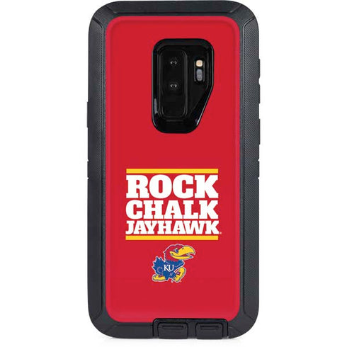 University of Kansas Rock Chalk Jayhawk Otterbox Defender Galaxy Skin