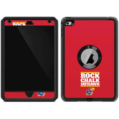 University of Kansas Rock Chalk Jayhawk Otterbox Defender iPad Skin