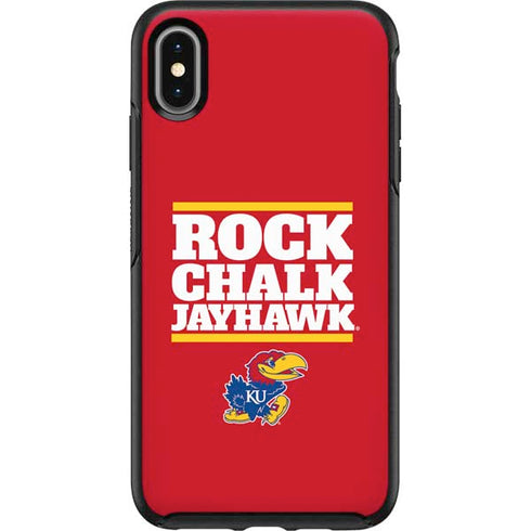 University of Kansas Rock Chalk Jayhawk Otterbox Symmetry iPhone Skin