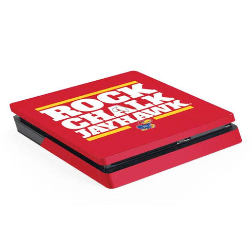 University of Kansas Rock Chalk Jayhawk PS4 Slim Skin