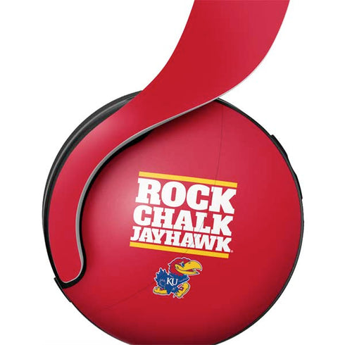 University of Kansas Rock Chalk Jayhawk PULSE 3D Wireless Headset for PS5 Skin