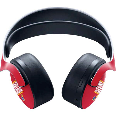 University of Kansas Rock Chalk Jayhawk PULSE 3D Wireless Headset for PS5 Skin