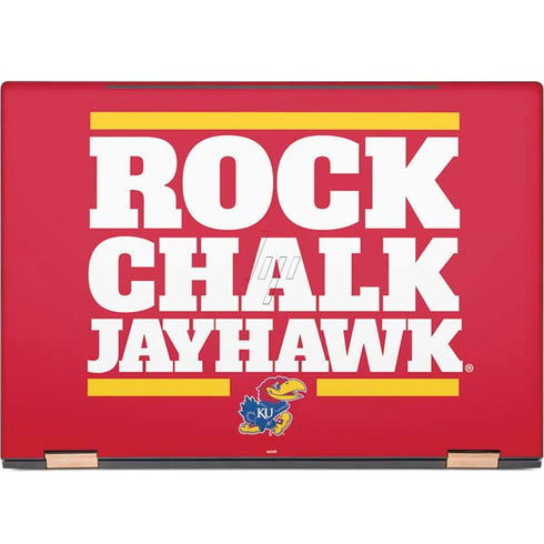 University of Kansas Rock Chalk Jayhawk HP Spectre Skin