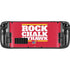 University of Kansas Rock Chalk Jayhawk Steam Deck Handheld Gaming Computer Skin