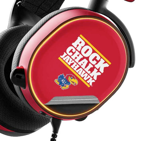 University of Kansas Rock Chalk Jayhawk SteelSeries Arctis 3 Skin