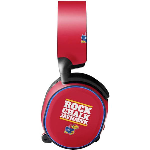 University of Kansas Rock Chalk Jayhawk SteelSeries Arctis 5 Skin