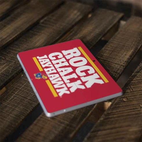 University of Kansas Rock Chalk Jayhawk Surface Go Skin