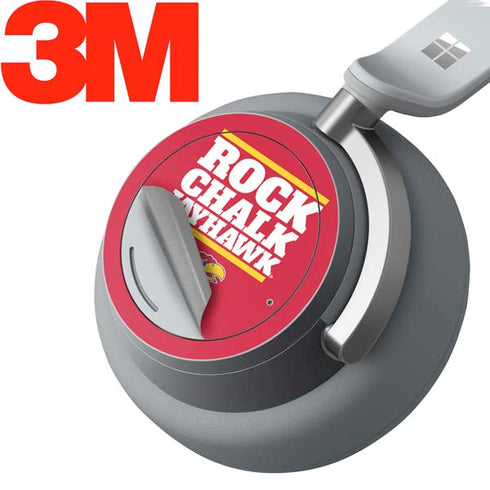 University of Kansas Rock Chalk Jayhawk Surface Headphones Skin