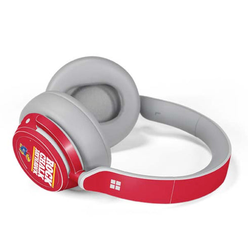 University of Kansas Rock Chalk Jayhawk Surface Headphones Skin
