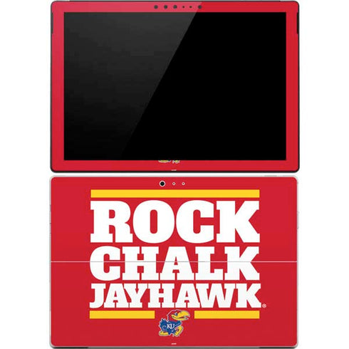 University of Kansas Rock Chalk Jayhawk Surface Pro 4 Skin
