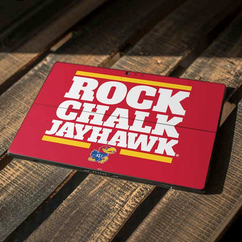 University of Kansas Rock Chalk Jayhawk Surface Pro 6 Skin