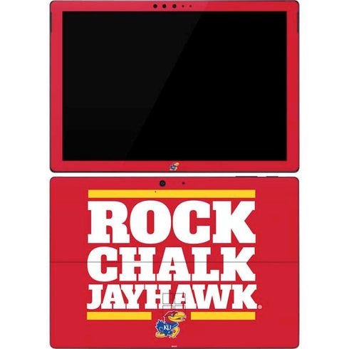 University of Kansas Rock Chalk Jayhawk Surface Pro 7 Skin