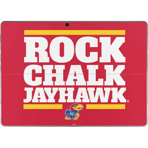 University of Kansas Rock Chalk Jayhawk Surface Pro 8 Skin