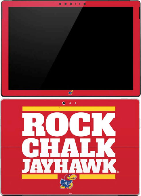 University of Kansas Rock Chalk Jayhawk Surface Pro (2017) Skin