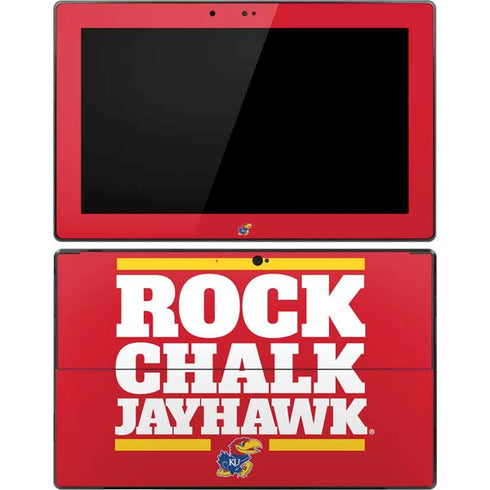 University of Kansas Rock Chalk Jayhawk Surface Pro Tablet Skin