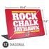 University of Kansas Rock Chalk Jayhawk Universal Laptop 13in (10.6 x 7.6in) Skin