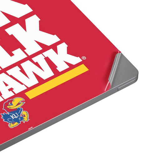University of Kansas Rock Chalk Jayhawk Universal Laptop 18in (14.6 x 10.6in) Skin