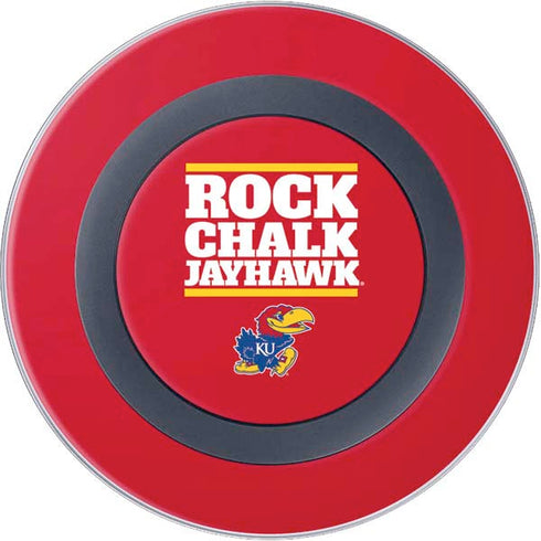 University of Kansas Rock Chalk Jayhawk Wireless Charger Skin