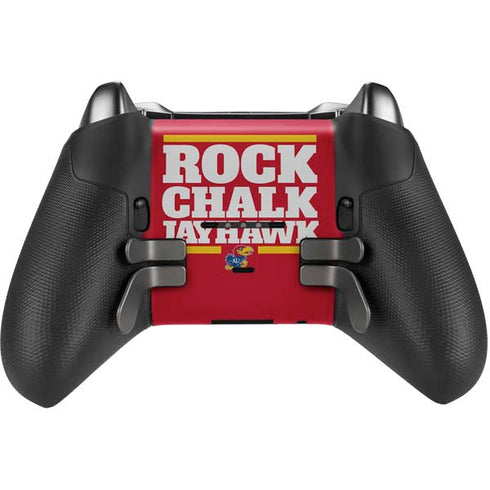 University of Kansas Rock Chalk Jayhawk Xbox Elite Wireless Controller Series 2 Skin