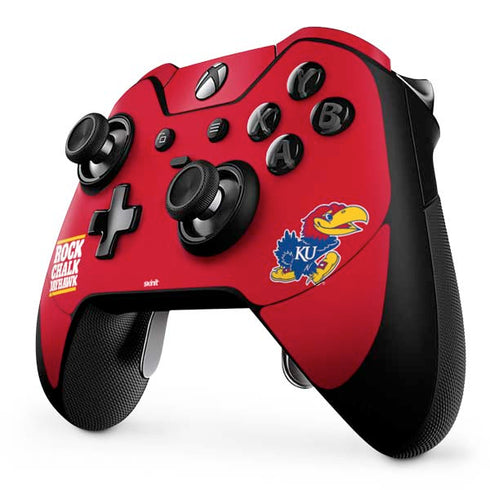 University of Kansas Rock Chalk Jayhawk Xbox One Elite Controller Skin