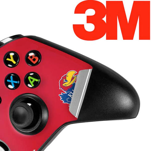 University of Kansas Rock Chalk Jayhawk Xbox One S All-Digital Edition Bundle Skin