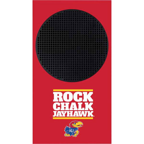 University of Kansas Rock Chalk Jayhawk Xbox Series S Console Skin