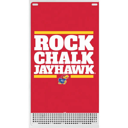 University of Kansas Rock Chalk Jayhawk Xbox Series S Console Skin