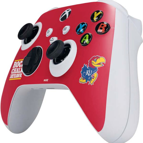University of Kansas Rock Chalk Jayhawk Xbox Series S Controller Skin