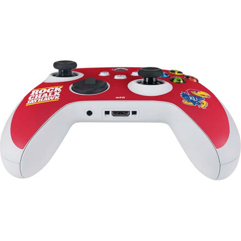 University of Kansas Rock Chalk Jayhawk Xbox Series S Controller Skin