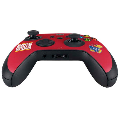University of Kansas Rock Chalk Jayhawk Xbox Series X Controller Skin
