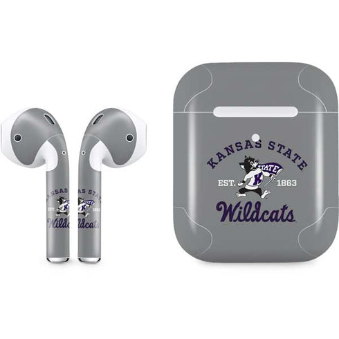 Kansas State University Wildcats Est 1863 Apple AirPods 2 Skin