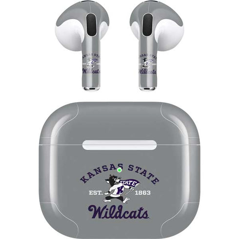 Kansas State University Wildcats Est 1863 Apple AirPods (3rd Gen 2021) Skin