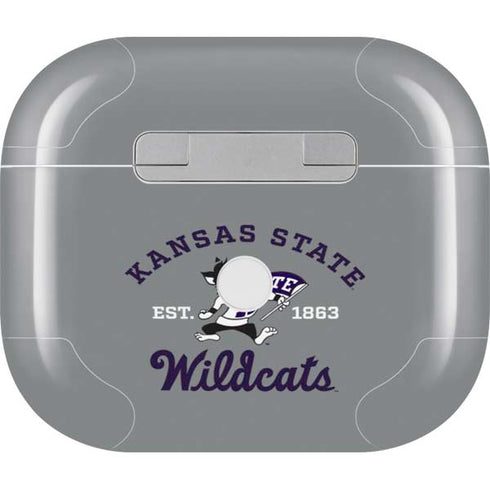 Kansas State University Wildcats Est 1863 Apple AirPods (3rd Gen 2021) Skin