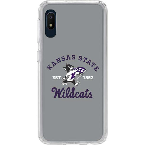 Kansas State University Wildcats Est 1863 Galaxy A10e Clear Case