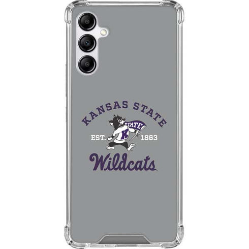 Kansas State University Wildcats Est 1863 Galaxy A14 5G Clear Case