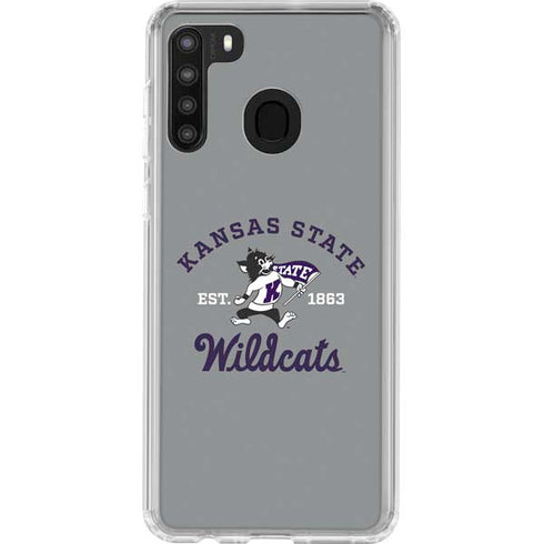 Kansas State University Wildcats Est 1863 Galaxy A21 Clear Case