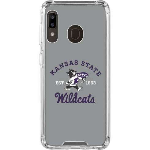 Kansas State University Wildcats Est 1863 Galaxy A30 Clear Case