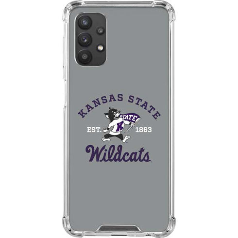 Kansas State University Wildcats Est 1863 Galaxy A32 5G Clear Case