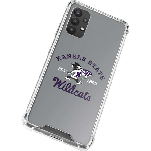 Kansas State University Wildcats Est 1863 Galaxy A32 5G Clear Case