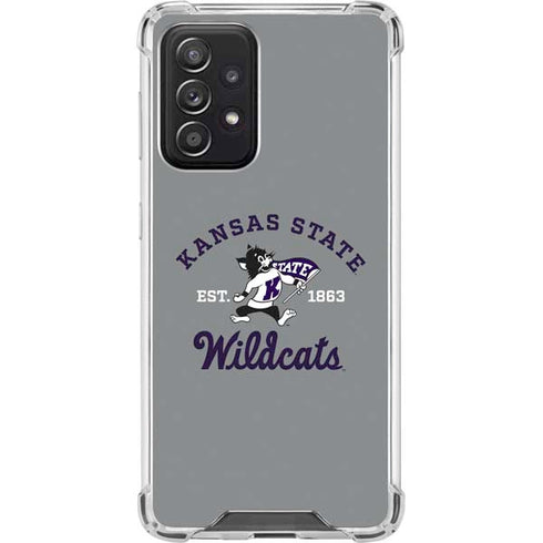 Kansas State University Wildcats Est 1863 Galaxy A52 5G Clear Case