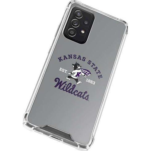 Kansas State University Wildcats Est 1863 Galaxy A52 5G Clear Case
