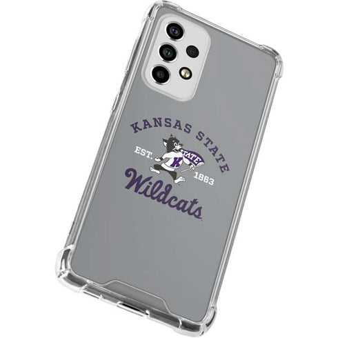 Kansas State University Wildcats Est 1863 Galaxy A53 5G Clear Case