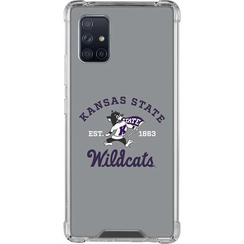 Kansas State University Wildcats Est 1863 Galaxy A71 5G Clear Case