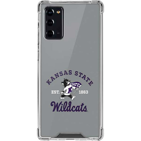 Kansas State University Wildcats Est 1863 Galaxy Note20 5G Clear Case
