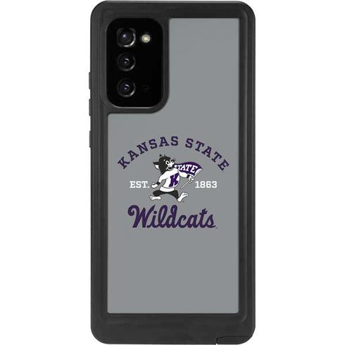 Kansas State University Wildcats Est 1863 Galaxy Note20 5G Waterproof Case